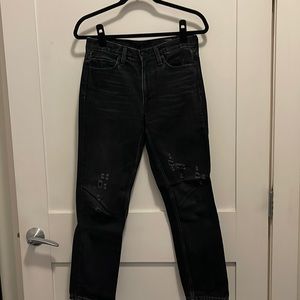 VINCE - High Waisted - 100% cotton straight leg jean
